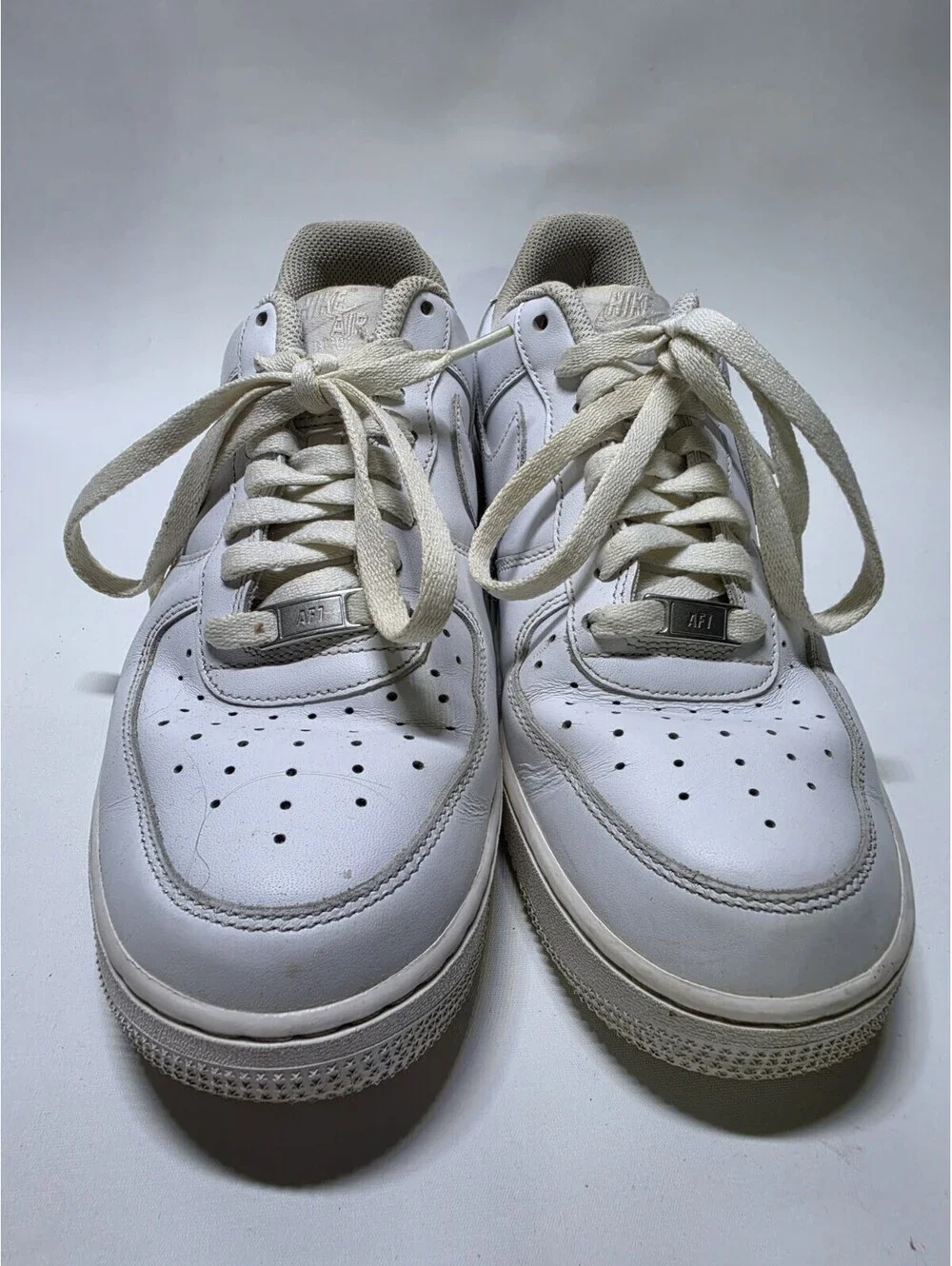 Nike Air Force 1 '07 Low Triple White Lace-Up Men's Sneakers CW2288-111 2020